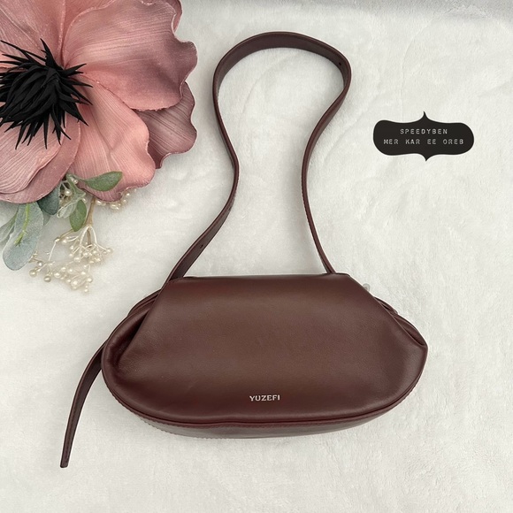 YUZEFI Brown Dinner Roll Bag